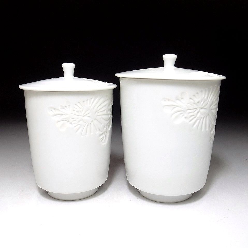 izushi ware japanese tea cup pair
